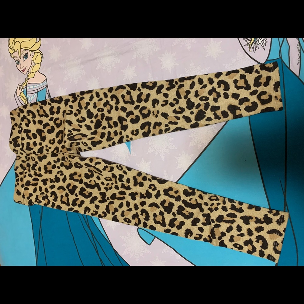 Janie and Jack Girl’s animal print legging